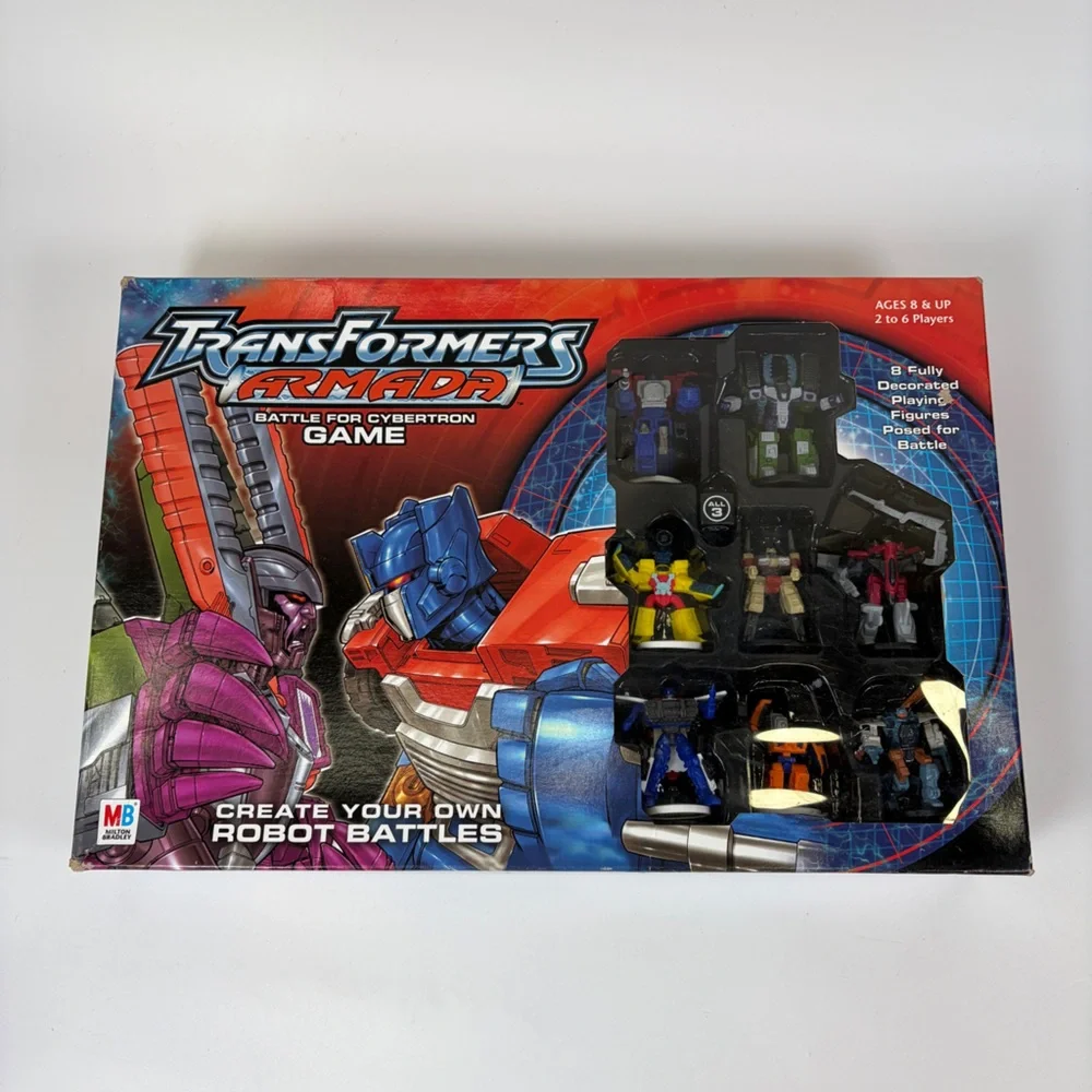 Transformers Armada Battle For‎ Cybertron Near Complete Game Milton Bradley 2003
